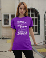 Load image into Gallery viewer, I Am A Proud Wife Of An Irish Husband Gift For Family Guys Tee