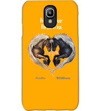 Load image into Gallery viewer, Horses From Our First Kiss Custom Name Gift For Girlfriend Phone case