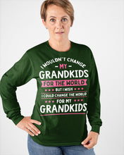 Load image into Gallery viewer, I Could Change The World For My Grandkids Unisex Long Sleeve