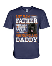 Load image into Gallery viewer, Someone Special To Be A Newfoundland Daddy Gift For Dog Lovers Guys V-Neck