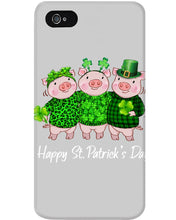 Load image into Gallery viewer, Pig Wear Plaid Shirt And Top Hat St Patrick's Day Gift Phone case