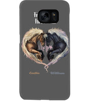 Load image into Gallery viewer, Horses From Our First Kiss Custom Name Gift For Girlfriend Phone case