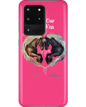 Load image into Gallery viewer, Horses From Our First Kiss Custom Name Gift For Girlfriend Phone case