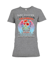 Load image into Gallery viewer, My Angel Grandpa Who Watched Over My Back Ladies Tee