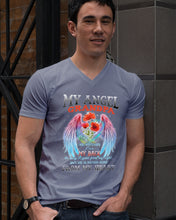 Load image into Gallery viewer, My Angel Grandpa Who Watched Over My Back Guys V-Neck