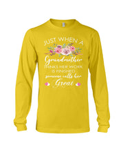 Load image into Gallery viewer, Just When A Grandmother Thinks Her Work Is Finished Unisex Long Sleeve