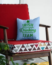 Load image into Gallery viewer, Irsih Drinking Team Green Shamrock St Patrick's Day Pillow Cover