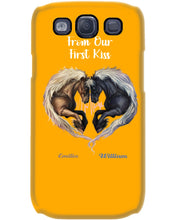 Load image into Gallery viewer, Horses From Our First Kiss Custom Name Gift For Girlfriend Phone case