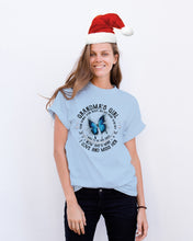 Load image into Gallery viewer, Blue Butterfly Gift For Angel Grandma Your Wings Were Ready Guys Tee