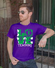 Load image into Gallery viewer, Teaching Love Clover St Patrick's Day Gift Guys Tee