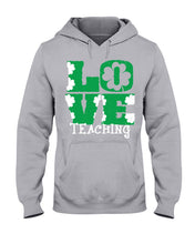 Load image into Gallery viewer, Teaching Love Clover St Patrick's Day Gift Hoodie