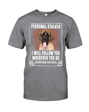 Load image into Gallery viewer, English Mastiff Personal Stalker St. Patrick's Day Printed Mug Guys Tee