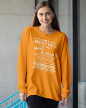 Load image into Gallery viewer, I Am A Proud Wife Of An Irish Husband Gift For Family Unisex Long Sleeve
