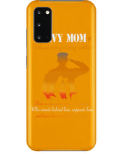 Load image into Gallery viewer, Son Gift For Navy Mom Behind Every Strong Soldier Phone case