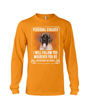 Load image into Gallery viewer, English Mastiff Personal Stalker St. Patrick's Day Printed Mug Unisex Long Sleeve