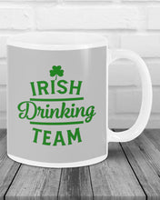 Load image into Gallery viewer, Irsih Drinking Team Green Shamrock St Patrick's Day Mug