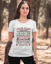 Load image into Gallery viewer, Perfect Gift For Husband Christmas Punch You In The Threat Ladies Tee
