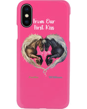 Load image into Gallery viewer, Horses From Our First Kiss Custom Name Gift For Girlfriend Phone case