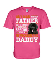 Load image into Gallery viewer, Someone Special To Be A Newfoundland Daddy Gift For Dog Lovers Guys V-Neck