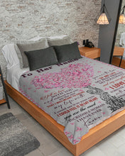 Load image into Gallery viewer, You Are The Most Heart Tree Custom Name Gift For Girlfriend Sherpa Blanket