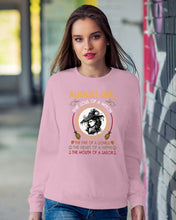 Load image into Gallery viewer, Birthday Gift For August Girl The Soul Of A Witch Sweatshirt