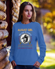 Load image into Gallery viewer, Birthday Gift For August Girl The Soul Of A Witch Sweatshirt