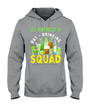 Load image into Gallery viewer, Happy St. Patrick's Day Printed Mug Drinking Squad 2021 Irish Shamrock Hoodie