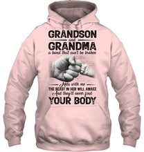 Load image into Gallery viewer, Can't Be Broken Grandma And Grandson Hoodie