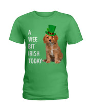 Load image into Gallery viewer, Cavapoo Irish Today Green St. Patrick's Day Printed Mug Ladies Tee