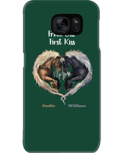 Load image into Gallery viewer, Horses From Our First Kiss Custom Name Gift For Girlfriend Phone case