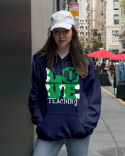 Load image into Gallery viewer, Teaching Love Clover St Patrick's Day Gift Hoodie