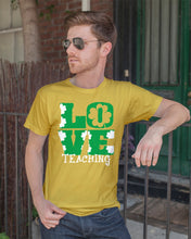 Load image into Gallery viewer, Teaching Love Clover St Patrick's Day Gift Guys Tee