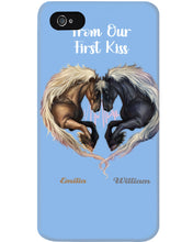 Load image into Gallery viewer, Horses From Our First Kiss Custom Name Gift For Girlfriend Phone case