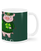 Load image into Gallery viewer, Pig Wear Plaid Shirt And Top Hat St Patrick's Day Gift Mug