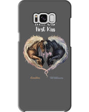 Load image into Gallery viewer, Horses From Our First Kiss Custom Name Gift For Girlfriend Phone case