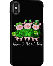 Load image into Gallery viewer, Pig Wear Plaid Shirt And Top Hat St Patrick's Day Gift Phone case