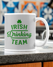 Load image into Gallery viewer, Irsih Drinking Team Green Shamrock St Patrick's Day Mug