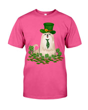 Load image into Gallery viewer, Shih Tzu With Green Tie St Patrick's Day Gift For Dog Lovers Guys Tee
