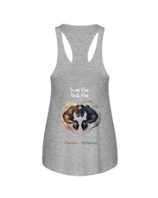 Load image into Gallery viewer, Horses From Our First Kiss Custom Name Gift For Girlfriend Ladies Flowy Tank