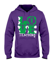 Load image into Gallery viewer, Teaching Love Clover St Patrick's Day Gift Hoodie