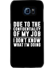 Load image into Gallery viewer, I Don't Know What I'm Doing Black And White Printed Mug Phone case
