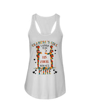 Load image into Gallery viewer, Gift For Autism Angel Grandma I Used To Be His Angel Now He's Mine Ladies Flowy Tank