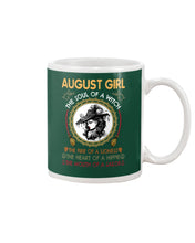 Load image into Gallery viewer, Birthday Gift For August Girl The Soul Of A Witch Mug