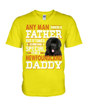 Load image into Gallery viewer, Someone Special To Be A Newfoundland Daddy Gift For Dog Lovers Guys V-Neck