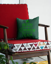 Load image into Gallery viewer, Irsih Drinking Team Green Shamrock St Patrick's Day Pillow Cover