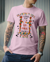 Load image into Gallery viewer, Gift For Autism Angel Grandma I Used To Be His Angel Now He's Mine Guys Tee
