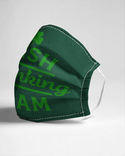 Load image into Gallery viewer, Irsih Drinking Team Green Shamrock St Patrick's Day Cloth Face Mask