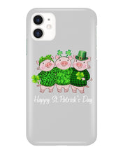 Load image into Gallery viewer, Pig Wear Plaid Shirt And Top Hat St Patrick's Day Gift Phone case
