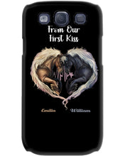 Load image into Gallery viewer, Horses From Our First Kiss Custom Name Gift For Girlfriend Phone case