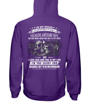Load image into Gallery viewer, Amazing Gift For Husband She Love Me So Much Skull Hoodie